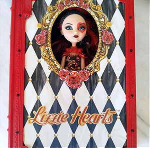 Ever After High Doll & Lizzie Heart Book Case and Accessories