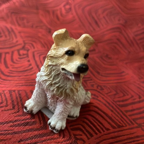 Decorative dog figurines set of 7 new