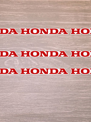 Honda logo stickers pack of 9