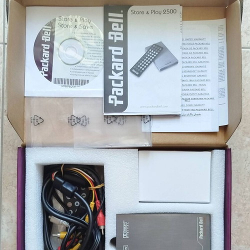 Media Player Packard-Bell Store & Play 2500 like new, complete pack without disk