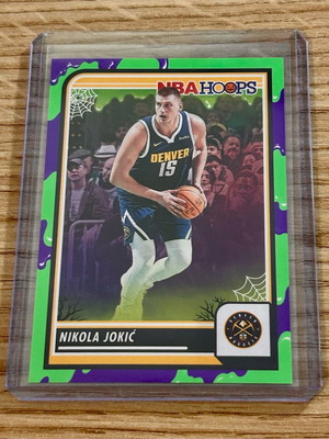 Κάρτα Nikola Jokic Denver Nuggets Panini Haunted Hoops 2023-24 Green Parallel Νέα