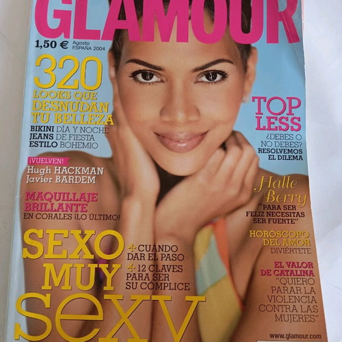 8 Spanish Glamour magazines like new, set issues 21, 22, 24, 25, 29, 30, 32, 36