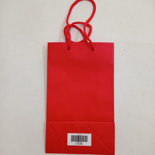Paper bags small plain red packaging new
