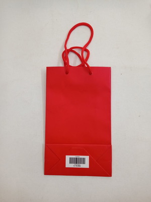 Paper bags small plain red packaging new