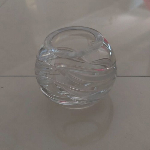Crystal jar handmade Morava like new