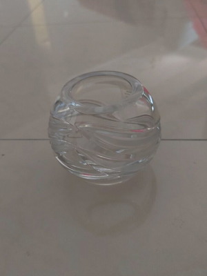 Crystal jar handmade Morava like new