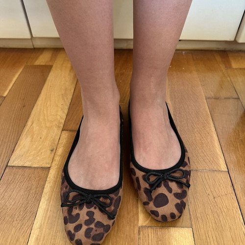 Ballerinas leopard size 38 like new