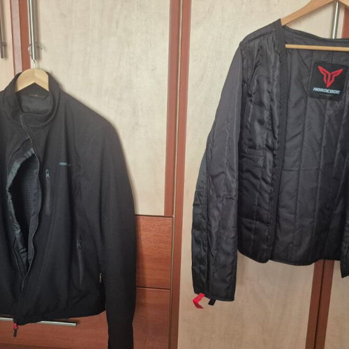 Nordcode Citizen Tech men's winter motorcycle jacket, black, size S