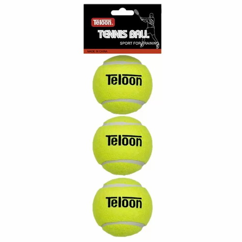 Teloon Pro tennis balls pack of 3 new
