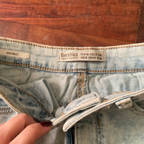Bershka biker shorts women's like new, blue, size S