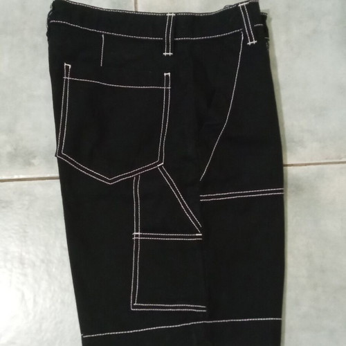 Blue Black Jean Bermuda shorts new, size 36, H&M