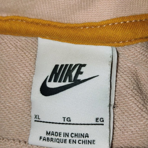 Nike Oversized Crop Top Sweatshirt σαν καινούργιο, μπεζ ροζ, XL