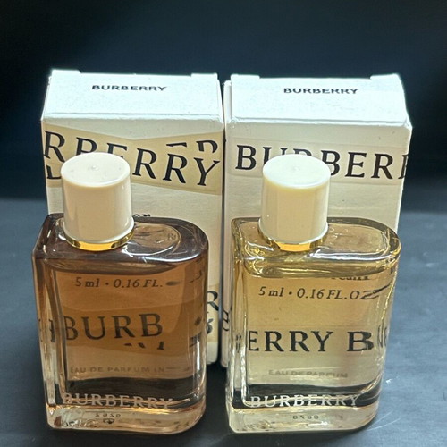 Burberry London mini perfumes like new, set of 3 pieces 5 ml