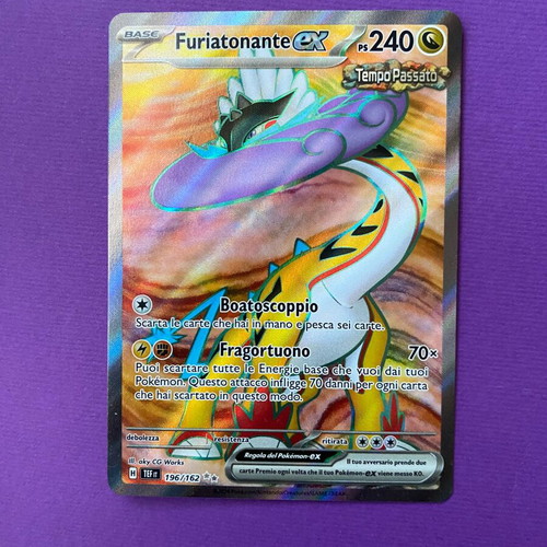 Furiatonante ex Pokémon card new