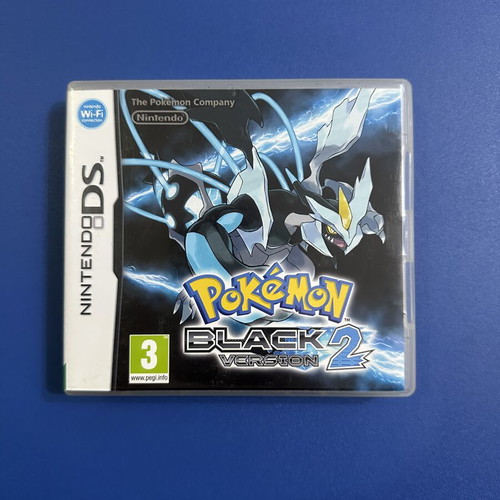 Pokemon Black 2 DS box with manuals used, no game