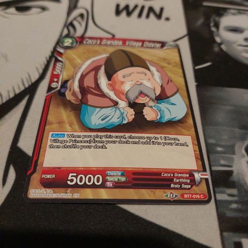 Coco's Grandpa Village Elder Dragon Ball Super Card Game BT7-016 C like new