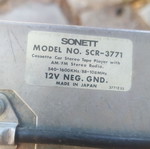 Japan Sonett radio cassette player used, good condition