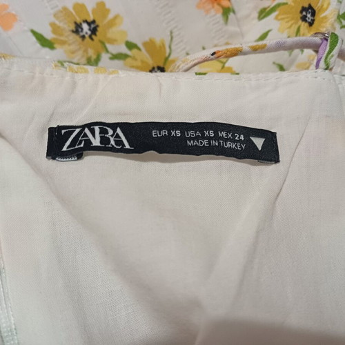 Floral Mini Dress Zara like new, size XS, 100% cotton