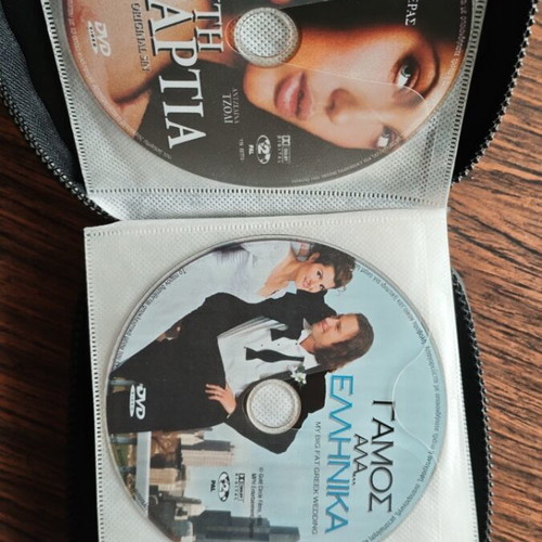 Loose DVD collection of 20 American and Greek films like new with subtitles