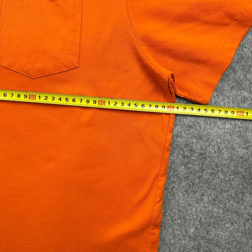 Dickies T-shirt 3XL orange with pocket, 100% cotton