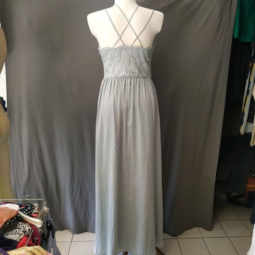 Maxi formal dress grey size S like new