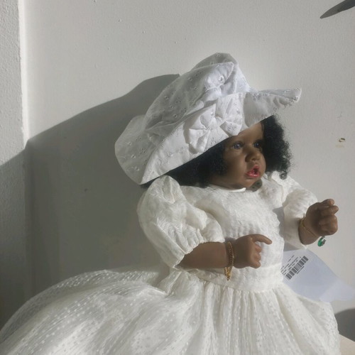 Angel Wings Baptism Dress 18 M with Tulle and Hat new