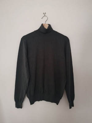 Malagrida sweater size M new, khaki thin with quilted details