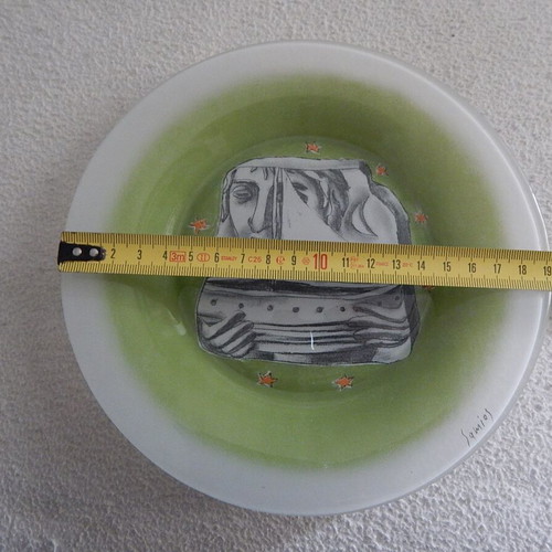 Decorative plate Samios like new, diameter 19.5 cm