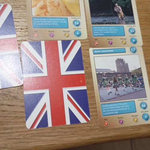 Old stickers with flags used