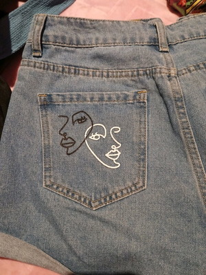 Shein denim shorts like new, size M 38 10, unworn