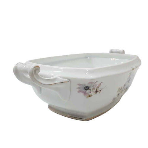 Vintage Porcelain Bowl with Handles from Czechoslovakia like new