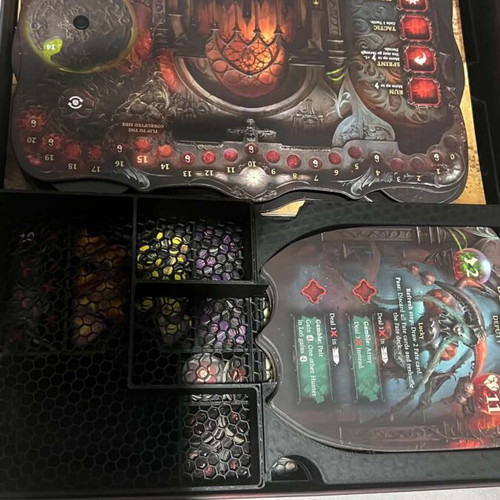 Grimcoven 3D printed insert for board game standees edition