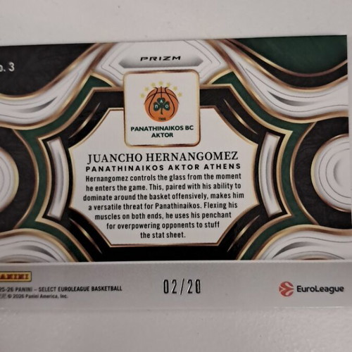Select Euroleague Juancho Snapshots card new