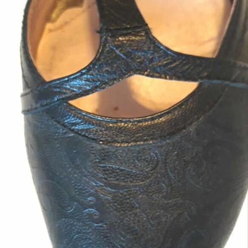 Vagabond T-strap shoes used, leather, size 39