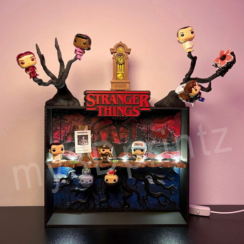 Stranger Things Funko Pop! Display Base with LED Light and On/Off Switch New