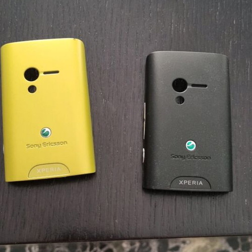 Genuine Sony Ericsson X10 Mini covers like new, black and green