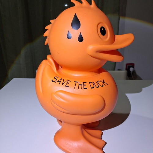 Collectible figure Save The Duck duck orange, like new