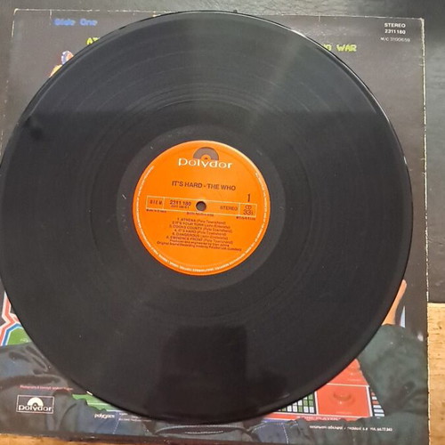 It's Hard The Who vinyl record used, good condition