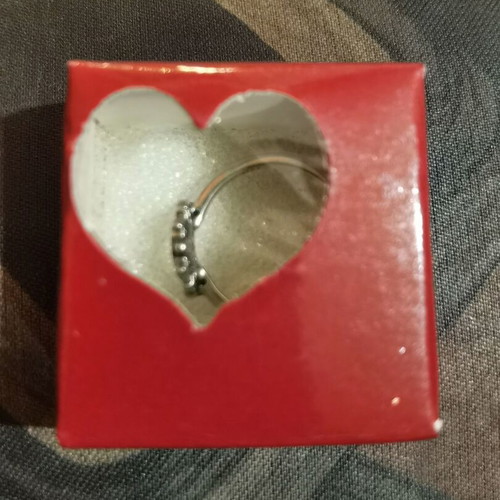 Silver ring 16 mm diameter, 925 hallmark