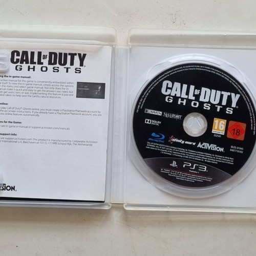 Call of Duty Ghosts PlayStation 3 game like new