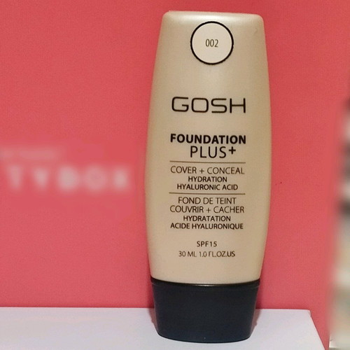 Gosh Foundation Plus+ used, foundation and concealer 30ml