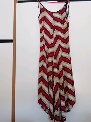 Salopette like new, beige and red