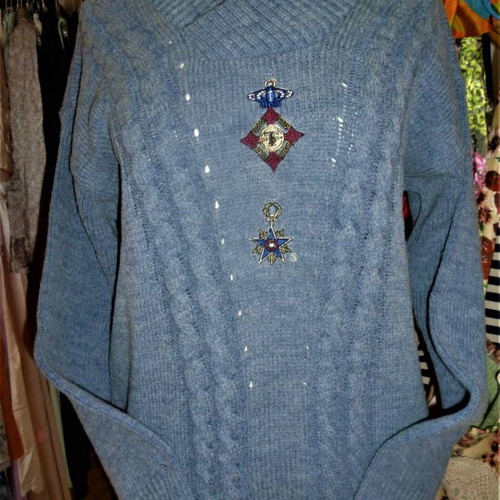 Tricoteen 90s unisex knitted sweater new XL