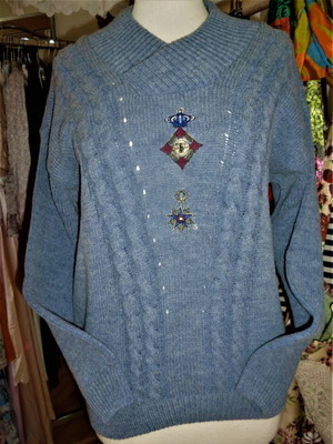 Tricoteen 90s unisex knitted sweater new XL