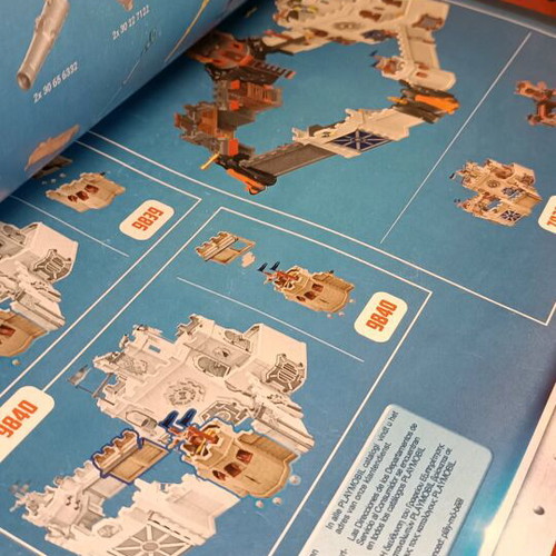 Playmobil magazines used, instructions, set of 2