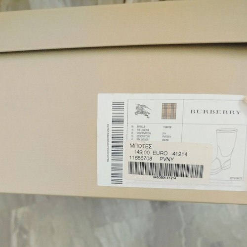 Burberry women's rain boots, beige, size 41
