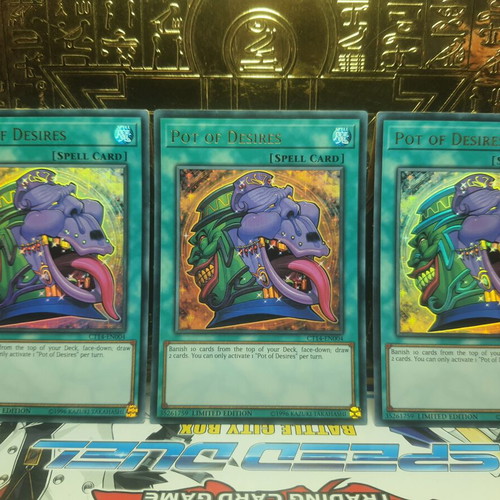 Yu-Gi-Oh! Pot of Desires playset like new