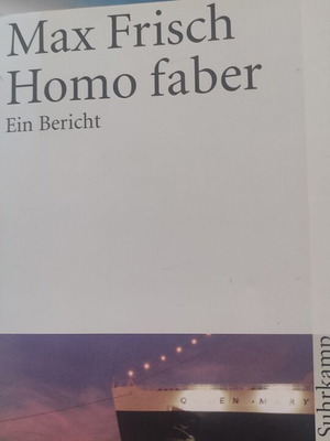 Max Frisch Homo Faber book used, German language