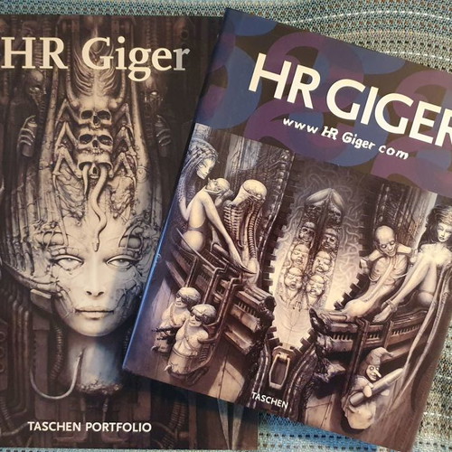 HR Giger book and prints with collective works and biography