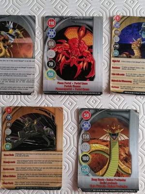 Bakugan Ability Cards used